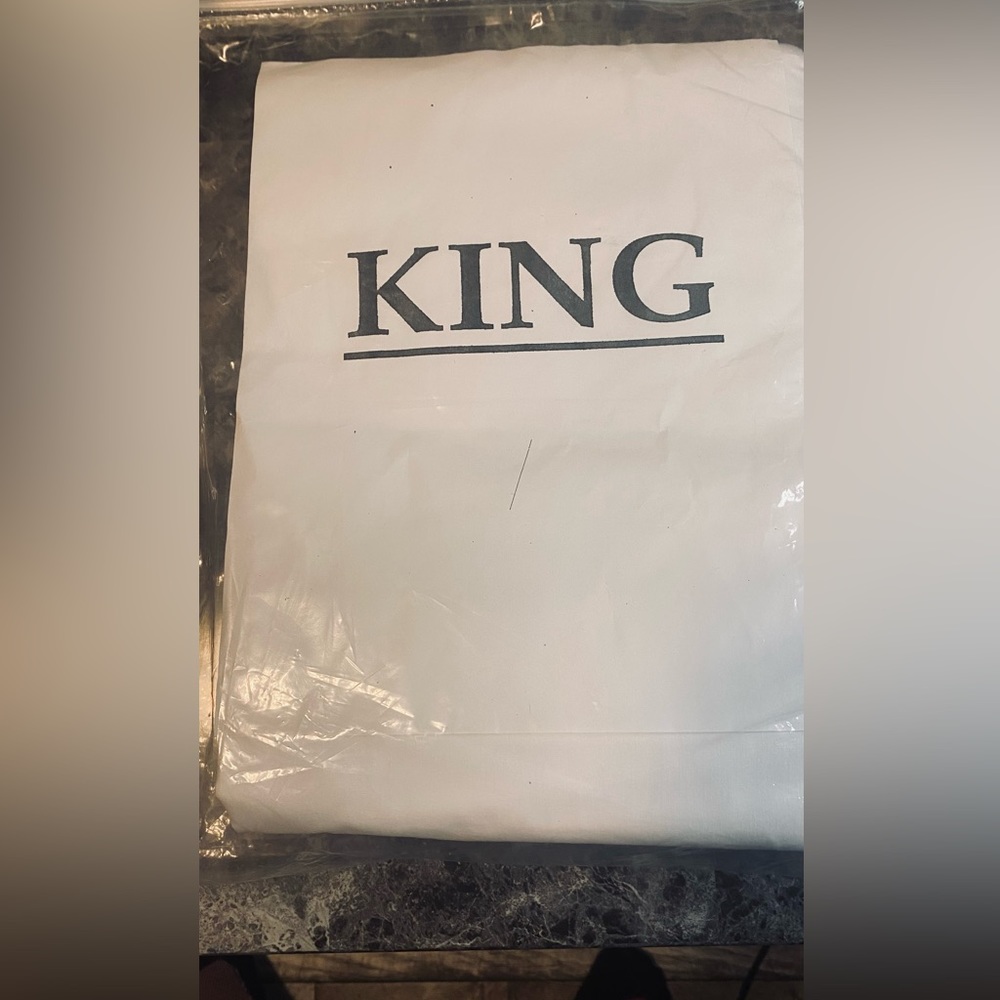 King flat sheet